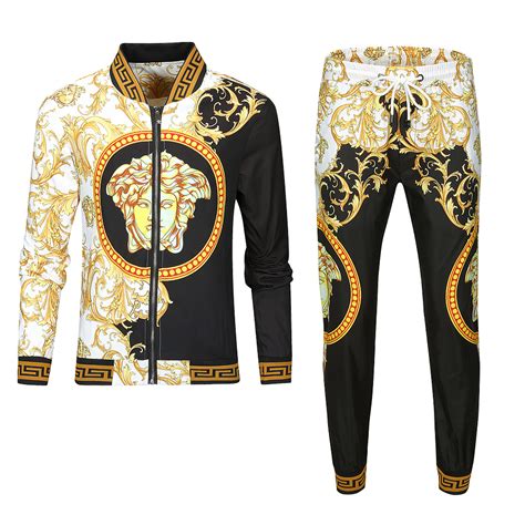 jogging versace|men's Versace jogging suit.